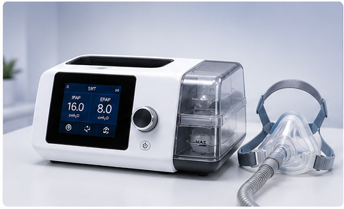 BiPAP machine and respiratory support equipment